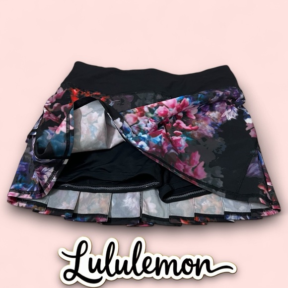RARE limited edition Lululemon Pace Setter Skirt (Regular) Spring Has Sprung - Picture 7 of 13